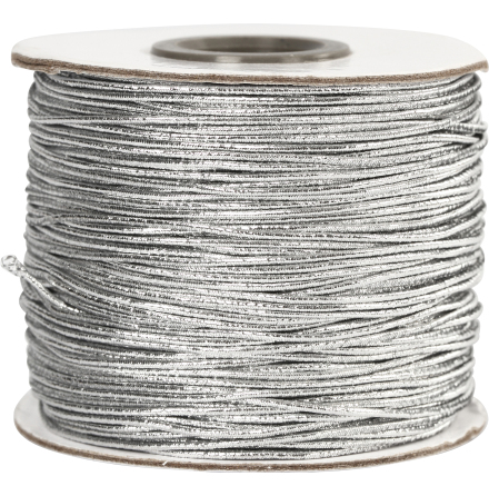 Elastiskt snre 1mm 100m silve