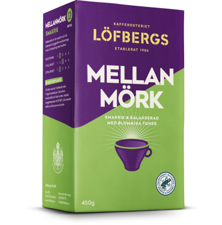 Kaffe Lfbergs mell.mrk 450g