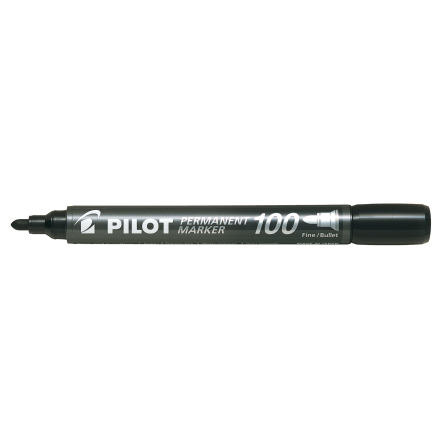 Mrkpenna Pilot 100 svart