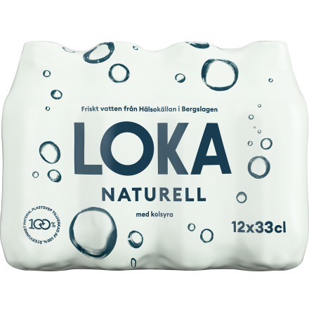 Loka naturell PET 33cl 12pack