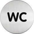 Symbolskylt WC 83mm