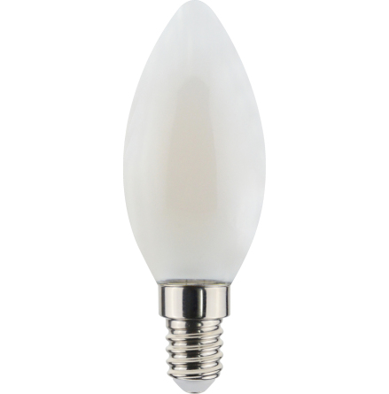 Filam LED kron E14 4,5W opal d