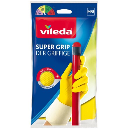 Handske Latex Supergrip M par