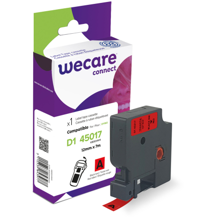 Mrkband Wecare D1 sv/rd 12mm