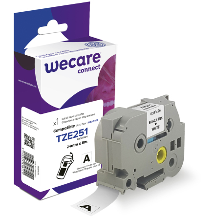 Mrkband Wecare TZe 24mm sv/vi