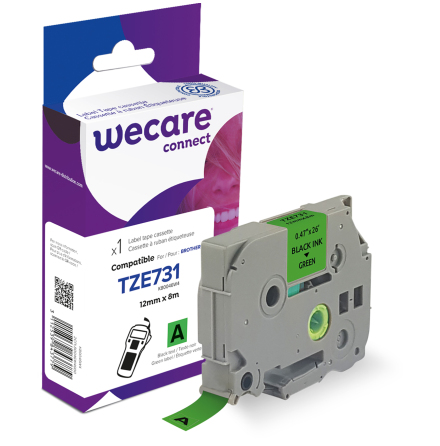 Mrkband Wecare TZe 12mm sv/gr