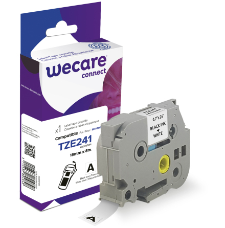 Mrkband Wecare TZe 18mm sv/vi