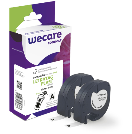 Mrkband Wecare plast trans.2p