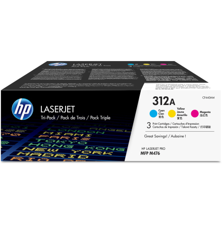 Toner HP 312A C/Y/M 3-pack