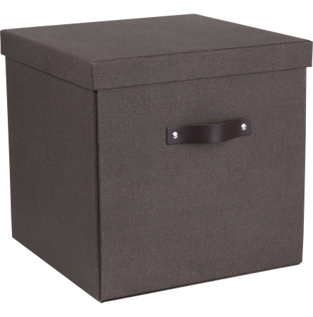 Box Bigso Logan canvas brun