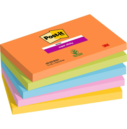 Post-it SS Boost 76x127 5/fp