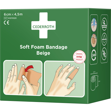 Soft BEIGE 6cmx4,5m Cederroth