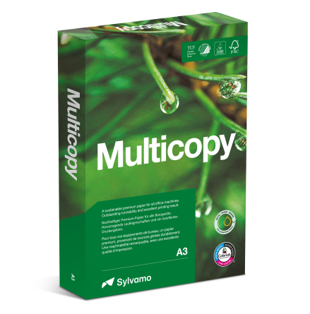 Papper Multicopy A3 100g 500pk