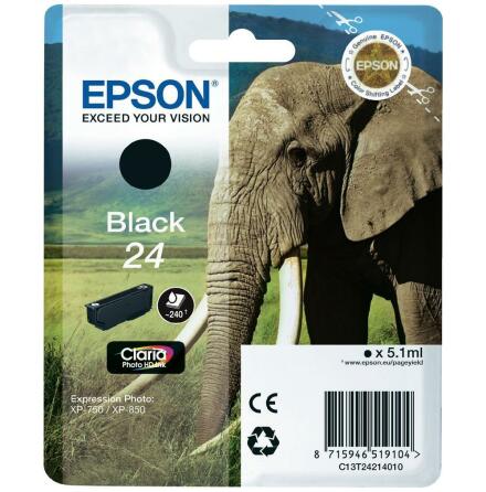 Blck Epson T2421 Svart