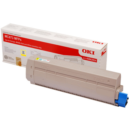 Toner OKI MC873 Gul