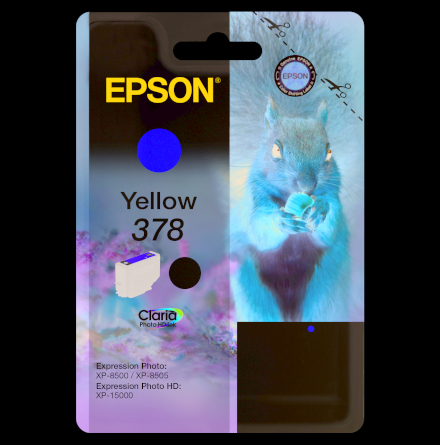 Blck Epson T378 Gul