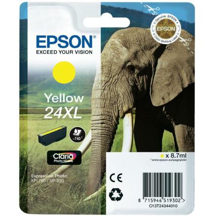 Blck Epson T2434 Gul