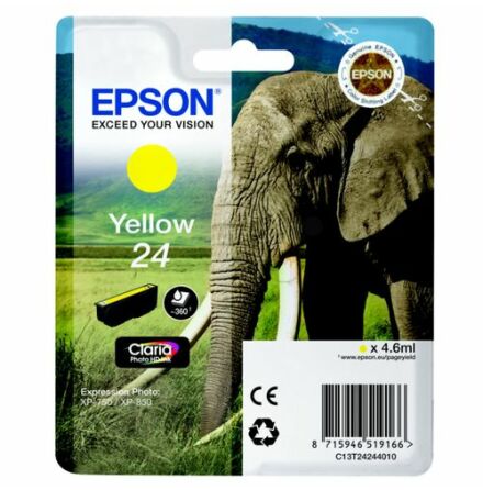 Blck Epson T2424 Gul