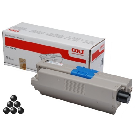 Toner OKI C332/MC363 Svart