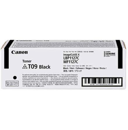 Toner Canon T09 Svart