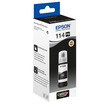 Blck Epson 114 EcoTank Svart