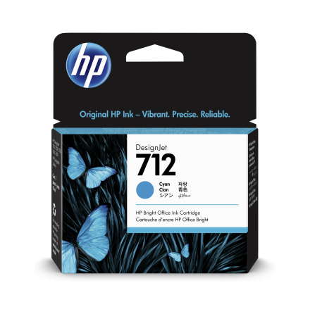 Blck HP 712 Cyan