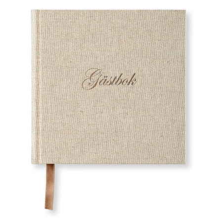 Gstbok PS rough linen