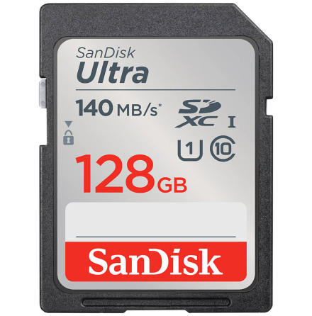 Minneskort SDXC 128GB 140MB/s