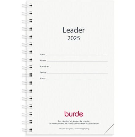 Kalender 2025 Leader refill