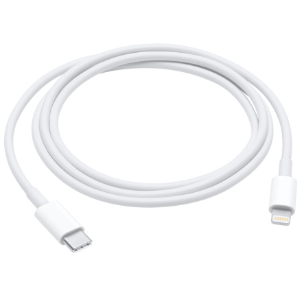 Lightning till USB 1 m, vit