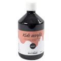 Akrylfrg blank 500ml svart