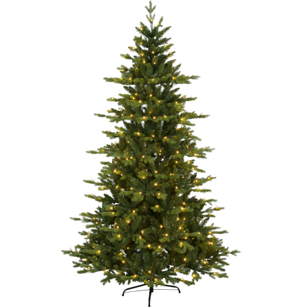 Julgran med LED Larvik 210cm