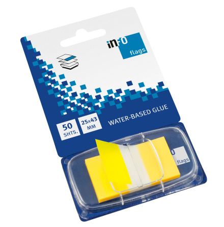 Mrkflik Infoflags gul 50/fp