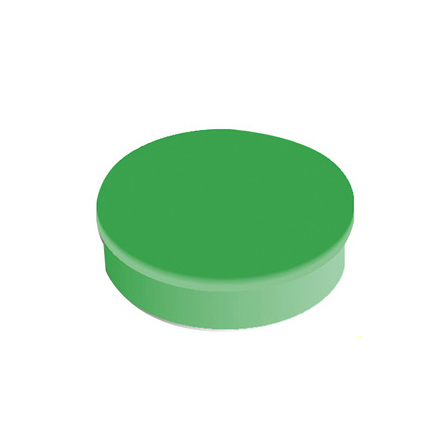 Magnet rund  20mm gr�n 10/fp