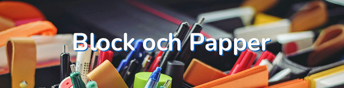 Block och papper